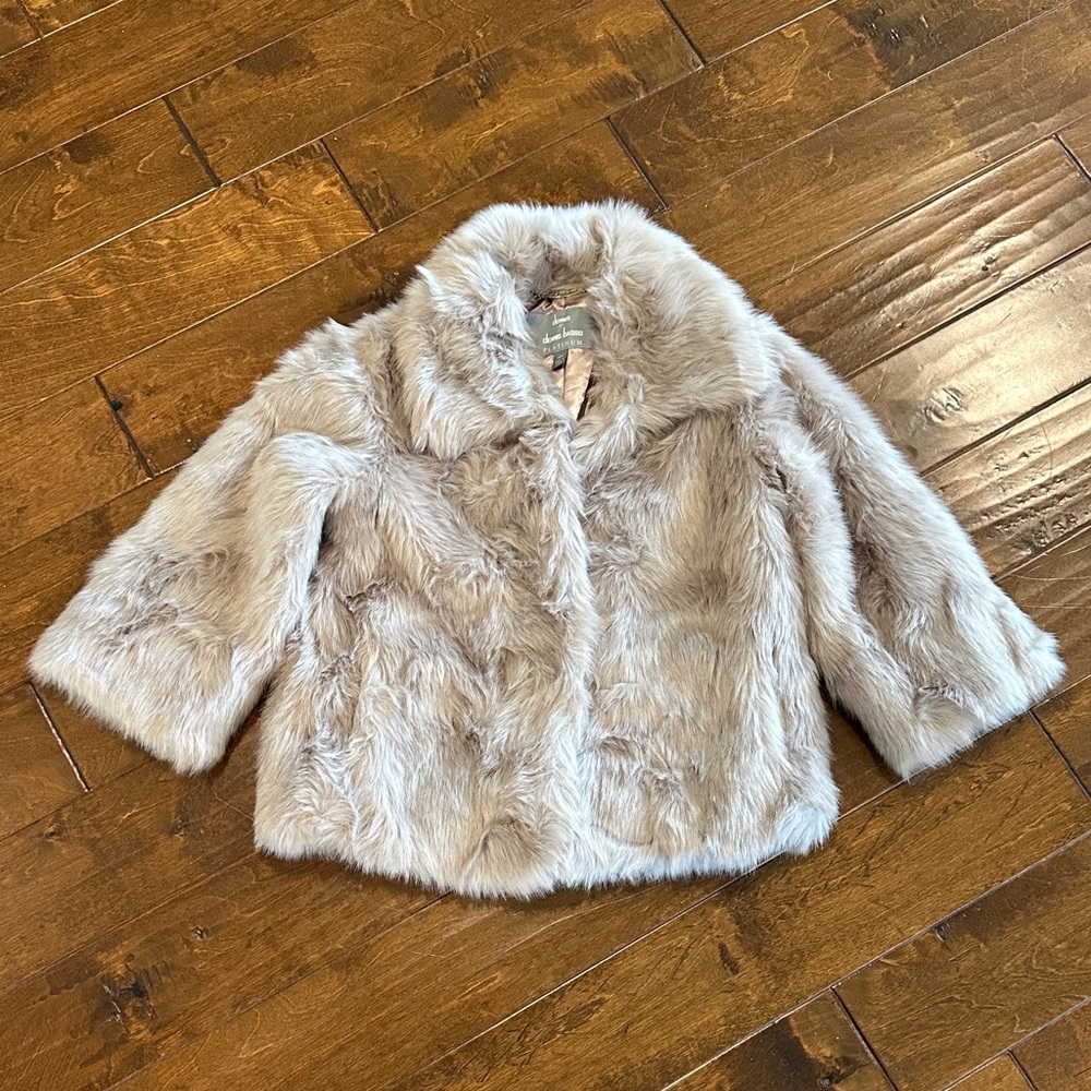 Dennis Basso Women's Faux Fur Coat